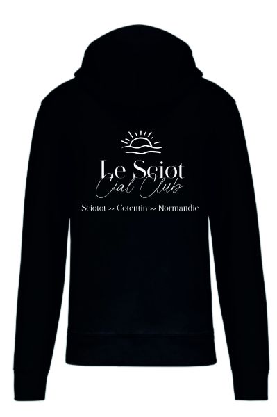 Sweat capuche zippée femme